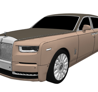 超精细汽车模型 劳斯莱斯 Rolls Royce Phantom